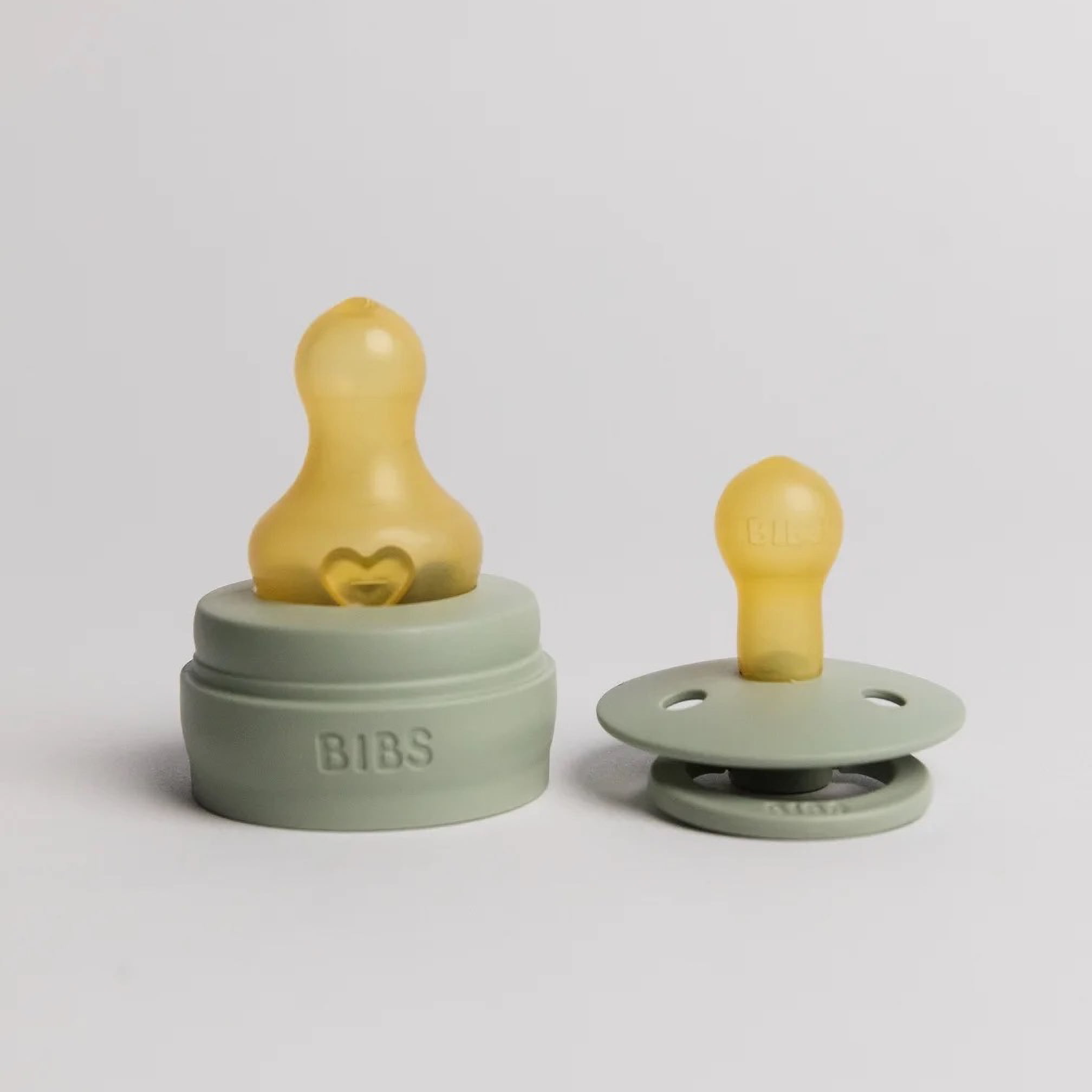 BIBS Baby Bottle Nipple Round Latex 2 Pack Fast Flow