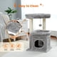 thumbnail image 3 of Free Shipping Small Cat Tree Tower Cat Condo Toy Cat Scrapers Scratching Post for Cat Pet Furniture Cat Accessories Cat Supplies ShopWise Round, 3 of 10