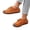 Orange, variant on YOUYEDIAN Loafers for Women Versatile Slip On Square Toe Fashion Lace-up Comfy Flats Casual Outdoor Soft Walking Shoes