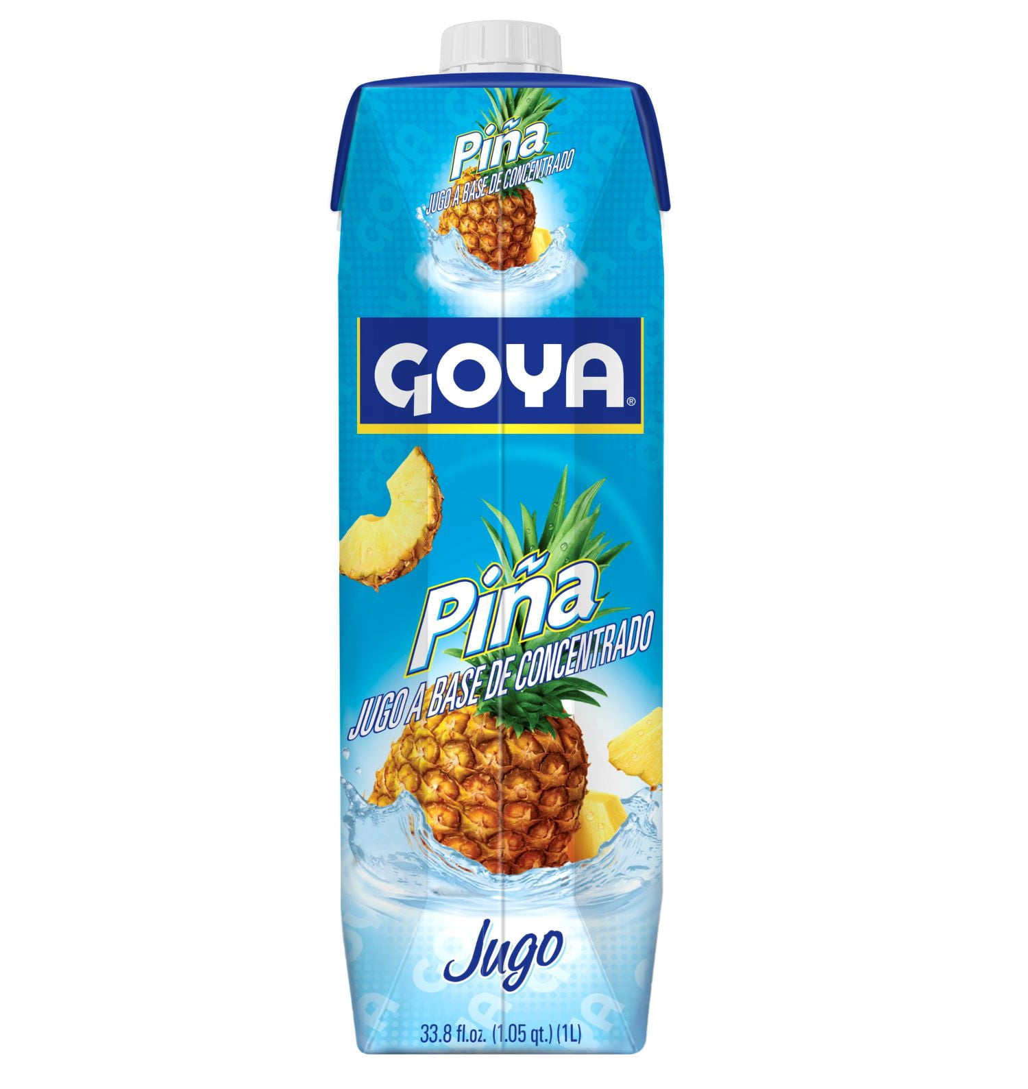 (4 pack) Goya Pineapple Juice, 33.8 fl oz