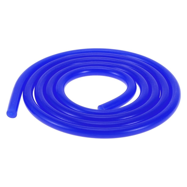 Manguera de vacío de silicona Unique Bargains de alta temperatura 5Ft 1/16" 2mm ID 3.5mm de grosor línea de vacío automotriz azul 1 Pc 130PSI presión máxima
