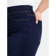 thumbnail image 4 of Terra & Sky Women's Plus Size High Rise Capri Jeggings, Sizes 0X-5X, 4 of 5