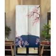 thumbnail image 2 of TJ Global Japanese Noren Doorway Curtain/Tapestry for Home or Restaurant - 33.5 x 59 (Cherry Blossoms), 2 of 2