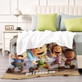 thumbnail image 4 of Max y los Caballeros Medianos anti-pilling, suave, ligera, esponjosa y acogedora de lujo para hogar y cocina – Perfecta para niños y adultos,110X70cm, 4 of 6