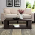 Better Homes & Gardens Steele Coffee Table with Lower Shelf, Espresso