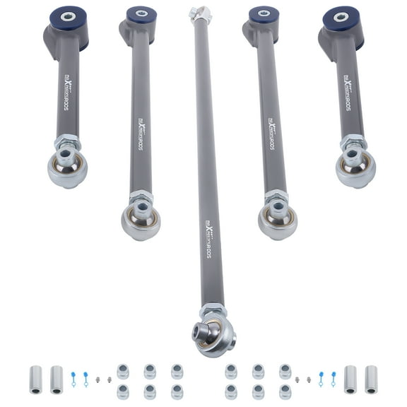 maXpeedingrods Rear Upper & Lower Control Arms   Track Bar 2-4" Leveling Kit for Toyota 4-Runner 1996-2002 2WD 4WD Heavy Duty