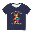 thumbnail image 1 of TopLLC Manches Courtes Col Rond Blouses & Chemises Chemises pour Enfants T-Shirt Graphique Manches Courtes Col Rond Crop Top pour 3-14 Ans Filles et Garçons T-Shirt Tee Blouse Fille, 1 of 4
