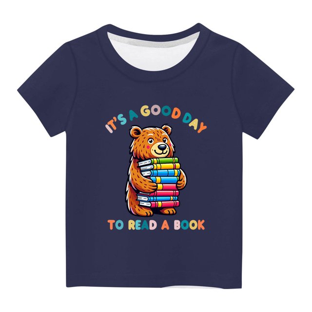 TopLLC Manches Courtes Col Rond Blouses & Chemises Chemises pour Enfants T-Shirt Graphique Manches Courtes Col Rond Crop Top pour 3-14 Ans Filles et Garçons T-Shirt Tee Blouse Fille
