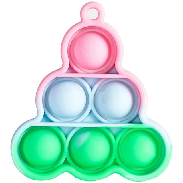 Pumpkin/Grape Shape Mini Pop Fidget Toy, Push Pop Bubble Fidget Sensory Dimple Toy, Silicone Popular It Bubble Gadgets Special Needs Stress Reliever, Extrusion Bubble Sensory Fidgets (Grape 01)