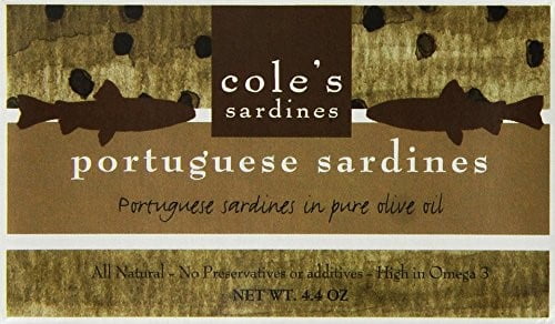 Cole's Sardines Portuguese Sardines, 4.4 oz by Coles
