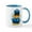 White/Blue Inside, variant on CafePress - Police Duck Mug - 11 oz Ceramic Mug - Novelty Coffee Tea Cup