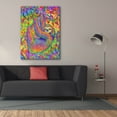 thumbnail image 3 of Epic Graffiti 'Hanging Around Psychedelic Sloth' by Rebecca Wang Art, Acrylic Glass Wall Art, 40"x54", 3 of 8