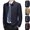 Navy, variant on Men's Smart Business Casual Golf Jacket Classic Regular Fit Full Zip Turn Down Collar Bomber Coat, Lightweight with Pockets for Daily Commute Travel, Khaki, S