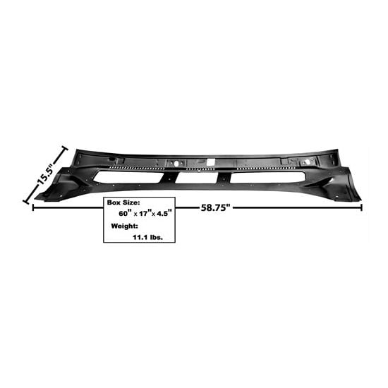 Dynacorn 1418Z 1968-69 Chevelle Cowl Top Vent Replacement Panel