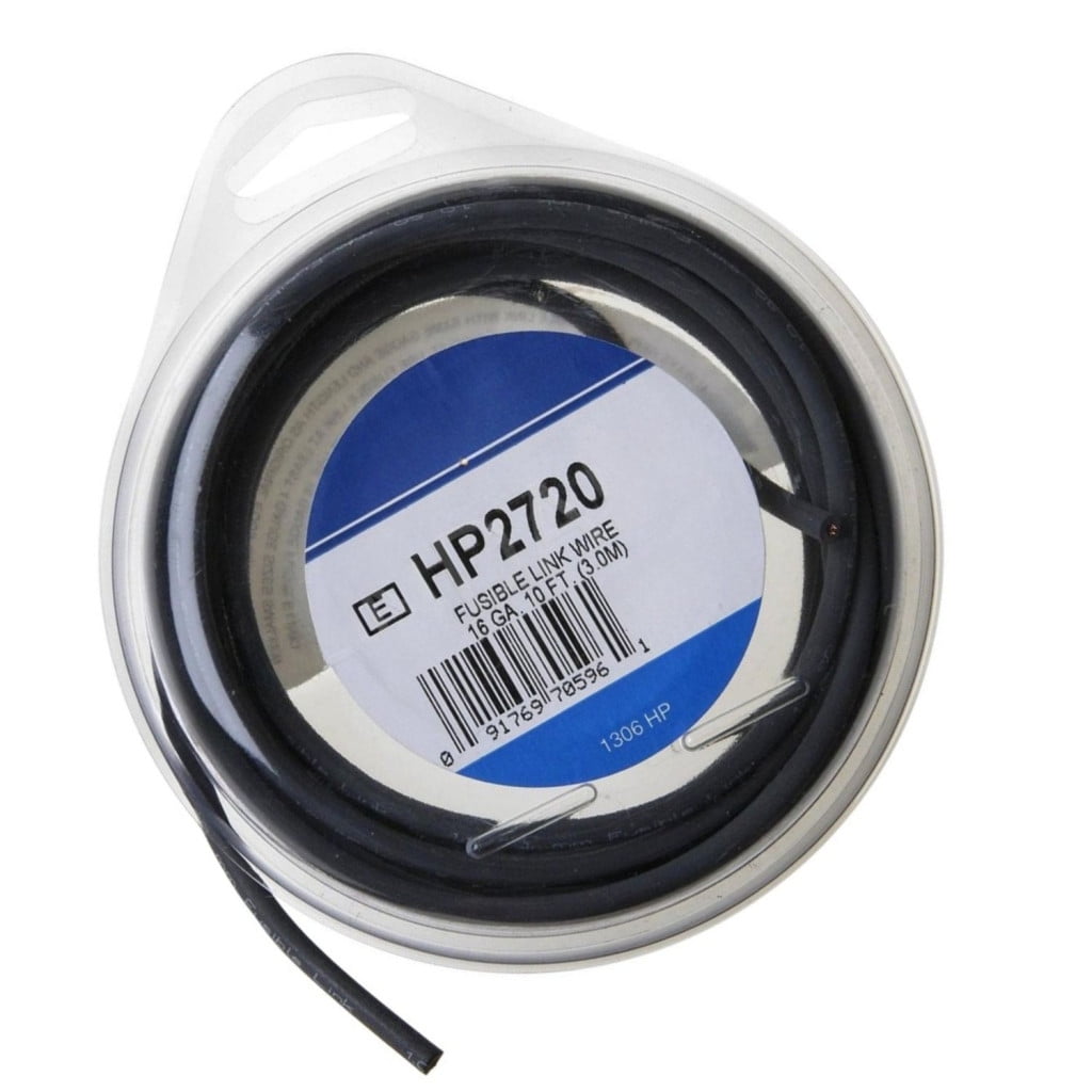 KarParts360 Primary Wire | Black | Fusible link - Copper Conductor | 16 ga. Gauge