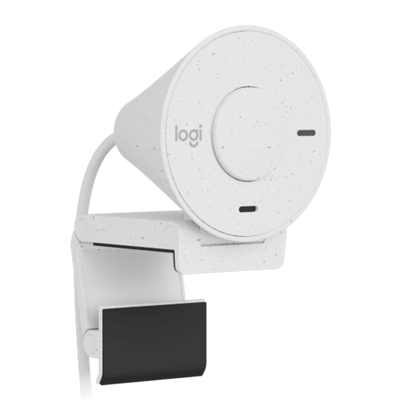 Logitech BRIO 300 Wired HD Webcam, 60 fps/1080p Live Streaming Camera, Auto Light Correction, Noise Cancelling Microphone, Black  white