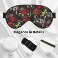 thumbnail image 3 of Uemuo Vintage Gaming Pattern Sleep Eye Mask - Light Blocking Sleep Mask Blocking Out Light Perfectly, Soft and Comfortable Night Eye Mask, Eye Blinder, 3 of 7