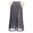 thumbnail image 2 of Richie House Girls' Pleated Dress with Lace Sleeve RH1793, 2 of 2