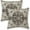 Black, variant on Boho Pillow Covers 18x18, Blue Cream Ethnic Design Outdoor Decorative Throw Pillows for Couch, Carpet Pattern Decor Cushion Cover 2 Pcs Farmhouse Linen Pillowcase for Bed Car Safa