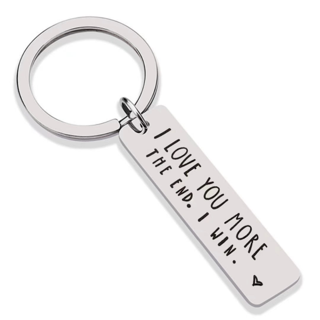 Anniversary for Him Her To My Love Keychain Gifts for Husband Wife Boyfriend 