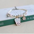 thumbnail image 1 of Pulsera de conejito de dibujos animados Simple y linda para estudiantes femeninas, mejores amigos para niños, regalos, joyería salvaje, nuevo, 1 of 4
