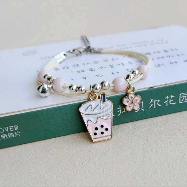 Pulsera de conejito de dibujos animados Simple y linda para estudiantes femeninas, mejores amigos para niños, regalos, joyería salvaje, nuevo