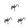 thumbnail image 2 of Broche de dibujos animados Jumpingount tortuga caballo estampado floral estilo vintage, 2 of 6