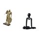 thumbnail image 5 of Figura Escultórica Abstracta De Un Caballero Pensador Nórdico En Resina, Ideal Para Escritorio, Armario, Mesa De Oficina, Centro De Mesa, Dormitorio, Estantería O Decoración De Chimenea., 5 of 8