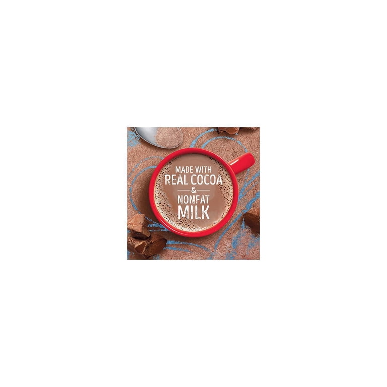 Swiss Miss Milk Chocolate Hot Cocoa Mix, Made with Real Cocoa and
