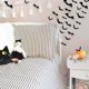 thumbnail image 4 of Decoración de pared NQ Halloween pegatinas de murciélago 3D 60 piezas negro, 4 of 5