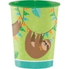 16 Oz. Sloth Party Plastic Cups,Pack of 2