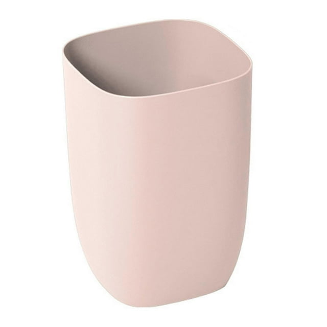 Bathroom Trash Bin Small Office Can Plastic Waste Paper Rubbish Bin Modern Bin for Bathroom Bedroom