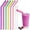 Girl Colors, variant on NiHome 6PCS Extra Wide Reusable Bent Silicone Straws for Boba, Smoothies, Bubble Tea, Eco-Friendly Bent Straws for Thick Drinks, Child-Safe, Customizable Length, 2 Brushes for Cleaning(Nature Colors)