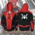thumbnail image 4 of Männer Frauen Cosplay Jacke Super Spinne Held Meilen Morales die erstaunliche Reiß verschluss Kapuze Sudaderas con capucha Sudaderas 3D Mantel Trainings anzug, 4 of 5