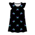 thumbnail image 1 of oqasdz Robe Fille Mode Enfants Mignonne Imprimé Robe Princesse Robe Décontractée pour Tout-Petits, 1 of 2