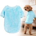 thumbnail image 2 of Denbek Cream Dog Sweater, Dog Sweater, 1 Pack Dog Sweaters for Small Dogs Girl Boy, Ultra Soft Warm Puppy Clothes Dog Coat for Winter, Pet Apparel Outfits, Sky Blue-S, 2 of 7
