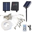 thumbnail image 1 of Feltree Solar-Powered Clip-On Umbrella Light with 104 LEDs & Remote Control, 8 Lighting Modes for Patio/Tent/Beach, IP44 Waterproof & USB Charging, 1 of 8