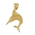 thumbnail image 3 of 14K Yellow Gold Sailfish Marlin Pendant, 3 of 4