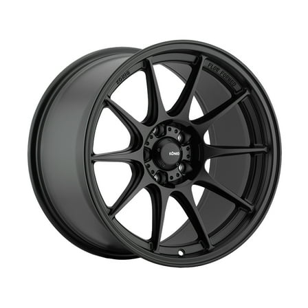 18x8.5 Konig 57B Dekagram Semi-Matte Black Wheel 5x4.5 (35mm)
