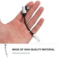 thumbnail image 4 of KAKOWELY Earphone Adapter 1PC Type-C Adapter Type-C to 3.5mm Earphone Adapter DAC Digital Audio Decoding Adapter Audio Adapter for Home Office (Silver)4.53"X0.47"X0.24", 4 of 5