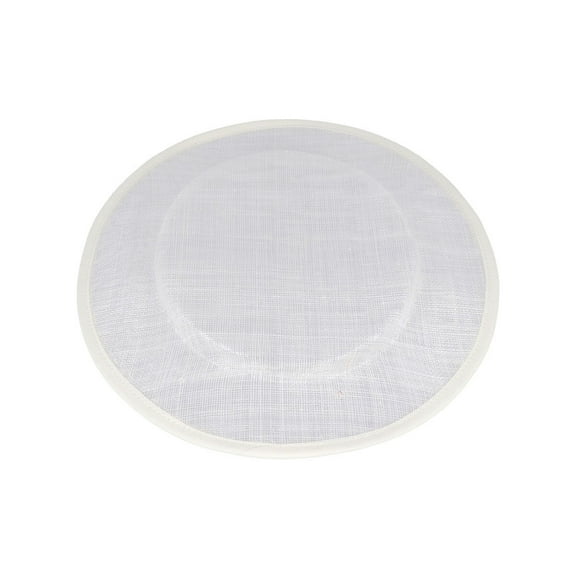 MLINS Wommen Sinamay Base Cocktail Hat Fascinator Base Beige EcoFriendly Cambric DIY Hair Decoration 4.5 Inch