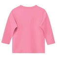 thumbnail image 3 of dazeni Girls Valentine's Day Outfits Sparkling Heart Print 3/4 Length Sleeve T Shirts Loose Casual Crewneck Sequin Blouse Trendy Back to School Clothes, 3 of 4