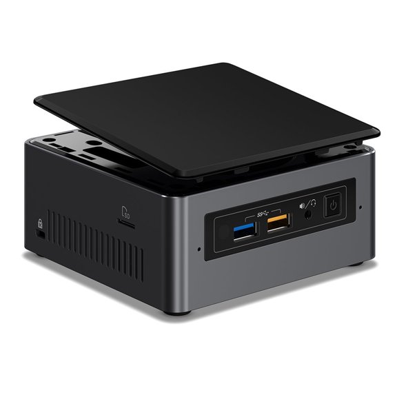 Intel NUC NUC7i3BNH Mini PC/HTPC, Intel i3-7100U 2.4GHz, 8GB DDR4, 256GB SSD, Windows 10 Pro, Wifi, Bluetooth, 4k Support, Dual Monitor Capable