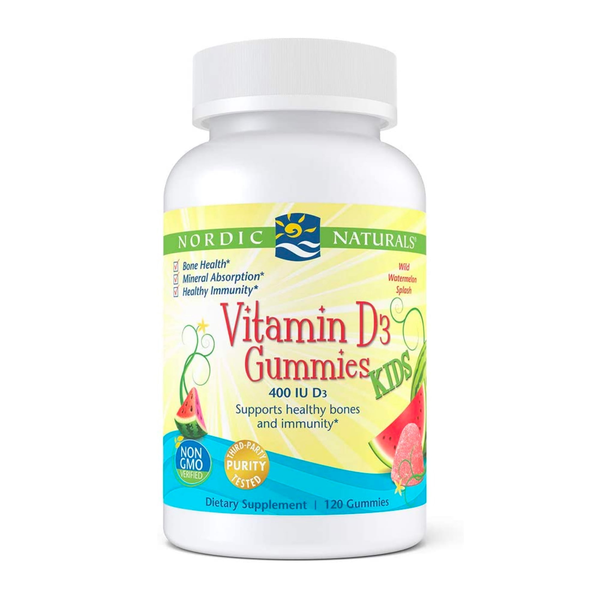 Nordic Naturals Vitamin D3 Gummies Kids, 400 IU