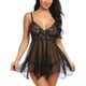 thumbnail image 4 of Ropa interior sexy, ropa interior sexy, camisón con abertura frontal, 4 of 5