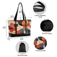 thumbnail image 2 of FORMRS Canvas Laptop Tote Bag for Women with 15.6" Computer Compartments Shoulder Handbag, Flowers Pattern, 2 of 7