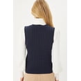 thumbnail image 3 of Womens Casual V-Neck Sweater Vest – Solid Sleeveless Pullover Sweater Top Lt9978ws, 3 of 38