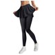 thumbnail image 2 of Gibobby Pantalones de Casuales Sólido Dos pantalones Fitness Yoga Off Sports Color -Go Nine Fast Minute Running Yoga Mujer Pantalones de yoga(Negro， XL), 2 of 5