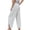 Grey, variant on Rhuody Comfy Pants Women Stylish Striped Loose Fit High Waist Nine Inch Straight Leg Trousers Soft Outfits Blue M