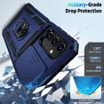 for Samsung Galaxy A25 5G Case, Slide Camera Cover HD Screen Protector